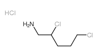 2,5-dichloropentylamine hydrochloride Structure