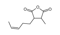 3-methyl-4-pent-3-enyloxolane-2,5-dione Structure