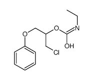 (1-chloro-3-phenoxypropan-2-yl) N-ethylcarbamate结构式