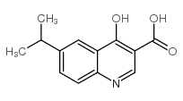 4-羟基-6-异丙基喹啉-3-羧酸结构式