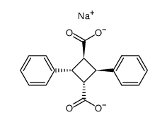α-truxillic acid , sodium-salt结构式