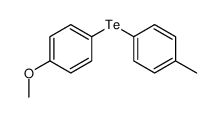1-methoxy-4-(4-methylphenyl)tellanylbenzene Structure