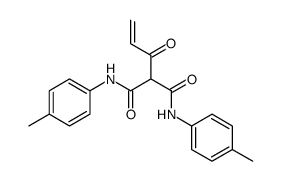 N,N'-bis(4-methylphenyl)-2-prop-2-enoylpropanediamide Structure