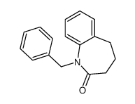 1-苄基-1,3,4,5-四氢-2H-1-苯并氮杂卓-2-酮结构式