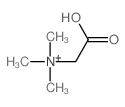 carboxymethyl-trimethyl-azanium; hexadecanoic acid Structure