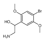 2-Amino-1-(4-bromo-2,5-dimethoxy-phenyl)-ethanol结构式