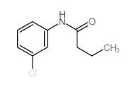N-(3-氯苯基)-丁酰胺结构式