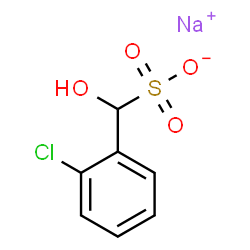 sodium o-chloro-alpha-hydroxytoluene-alpha-sulphonate结构式