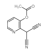 Propanedinitrile,2-[3-(acetyloxy)-2-pyridinyl]-结构式