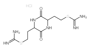 Carbamimidothioic acid,(3,6-dioxo-2,5-piperazinediyl)di-2,1-ethanediyl ester, dihydrochloride (9CI)结构式