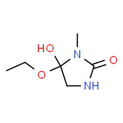 2-Imidazolidinone, 5-ethoxy-5-hydroxy-1-methyl- (9CI) picture