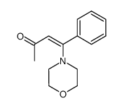 Z-1-morpholino-1-phenyl-1-buten-3-one结构式