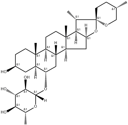 Neochlorogenin 6-O-β-D-quinovopyranoside结构式