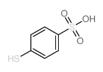 4-巯基苯磺酸结构式
