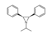 cis-1-isopropyl-2,3-diphenylaziridine Structure