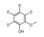 愈创木酚-D4结构式