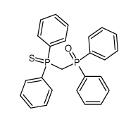 methylenebis(diphenylphosphine) monoxide monosulfide Structure