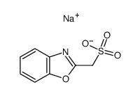sodium benzoxazole-2-methanesulfonate Structure