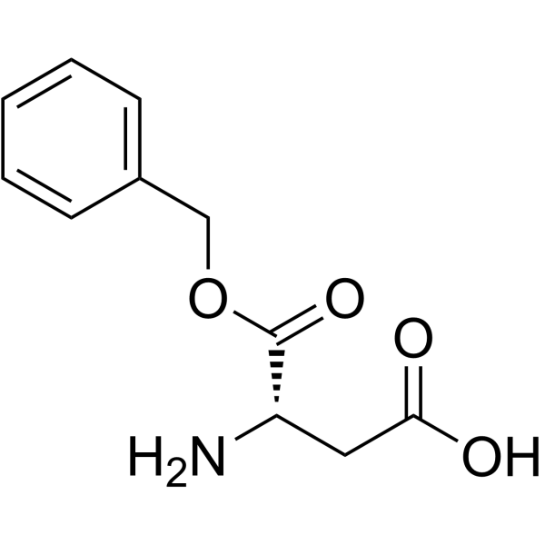 L-天冬氨酸苄酯结构式
