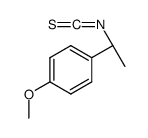 (S)-(+)-1-(4-甲氧基苯基)乙基硫异氰酸酯结构式