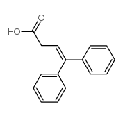 3-Butenoic acid, 4,4-diphenyl- Structure