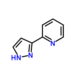2-(1H-吡唑-3-基)吡啶结构式