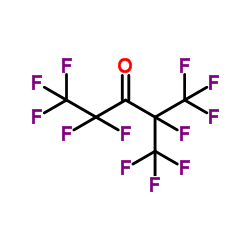 Perfluoro(2-methyl-3-pentanone) structure