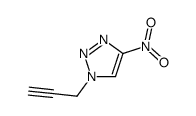 (9ci)-4-硝基-1-(2-丙炔)-1H-1,2,3-噻唑结构式