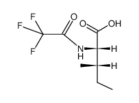 (2,2,2-trifluoroacetyl)-L-isoleucine Structure