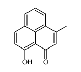 3-methyl-9-hydroxyphenalen-1-one结构式