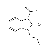 1-(prop-1-en-2-yl)-3-propyl-1,3-dihydro-2H-benzo[d]imidazol-2-one结构式
