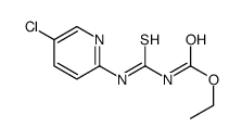 ethyl [(5-chloro-2-pyridinyl)amino]carbothioylcarbamate结构式