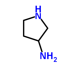 3-氨基吡咯烷结构式