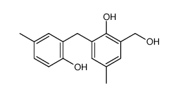 3-(5-methylsalicyl)-5-methylsalicyl alcohol结构式