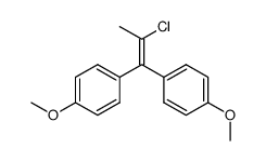 2-chloro-1,1-bis(p-methoxyphenyl)propene Structure