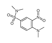 N,N-dimethyl-4-dimethylamino-3-nitrobenzenesulfonamide结构式