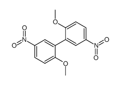 2,2'-Dimethoxy-5,5'-dinitro-1,1'-biphenyl Structure