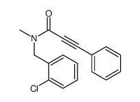 N-[(2-chlorophenyl)methyl]-N-methyl-3-phenylprop-2-ynamide Structure