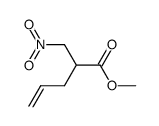 (RS)-2-allyl-3-nitropropanoic acid methyl ester Structure