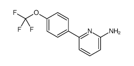 6-[4-(trifluoromethoxy)phenyl]pyridin-2-amine Structure