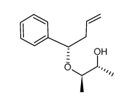 (2R,3R)-3-(((S)-1-phenylbut-3-en-1-yl)oxy)butan-2-ol Structure