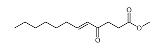 methyl (E)-4-oxododec-5-enoate结构式