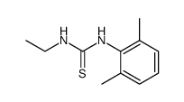 N-(2,6-Dimethylphenyl)-N'-ethylthioharnstoff Structure