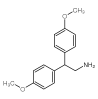 2,2-双(4-甲氧基苯基)乙胺结构式