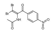 N-[2,2-dibromo-1-(4-nitro-benzoyl)-vinyl]-acetamide结构式