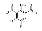 3-amino-6-bromo-2,4-dinitro-phenol Structure