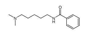 N-(5-dimethylamino-pentyl)-benzamide结构式