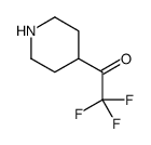 2,2,2-三氟-1-(哌啶-4-基)乙酮结构式