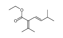 ethyl 5-methyl-2-propan-2-ylidenehex-3-enoate结构式