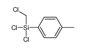 dichloro-(chloromethyl)-(4-methylphenyl)silane Structure